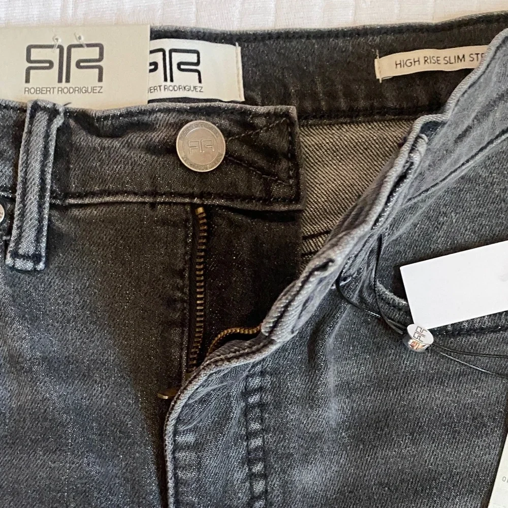 ROBERTO RODRÍGUEZ  Women's Straight-Leg Black Jeans